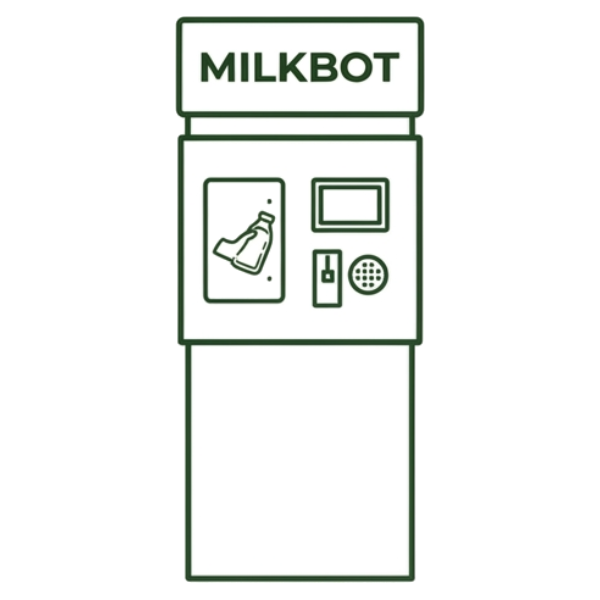 Milkbot - automat pro čepované mléko